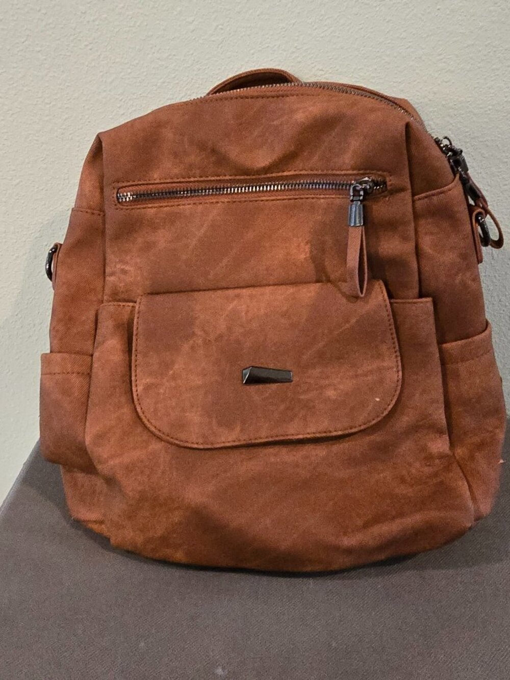 Backpack Purse Multipurpose Handbag Travel Bag- Faux Soft Leather